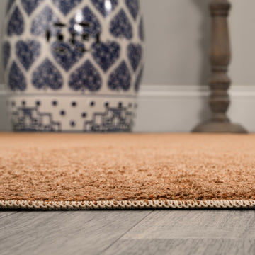 Twyla Classic Solid Low-Pile Machine-Washable Area Rug